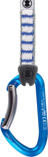 Skylotec Salto Ny Climbing Quickdraws 6 Pack 17 Cm Titanium Electric Blue
