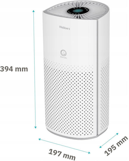 Webber Καθαριστής Αέρα 23W για Χώρους 25m²