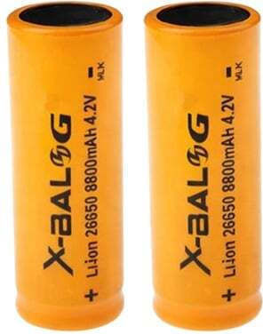 Set 2 Li-ion Batteries Depox 3.4v 4.2v 8800 Mah Rechargeable