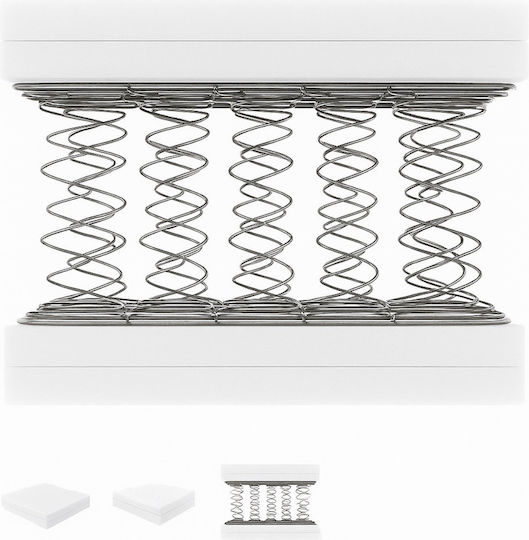 Medi Ice Doppeltes Orthopädisches Matratze 150x200cm mit Bonell-Federn