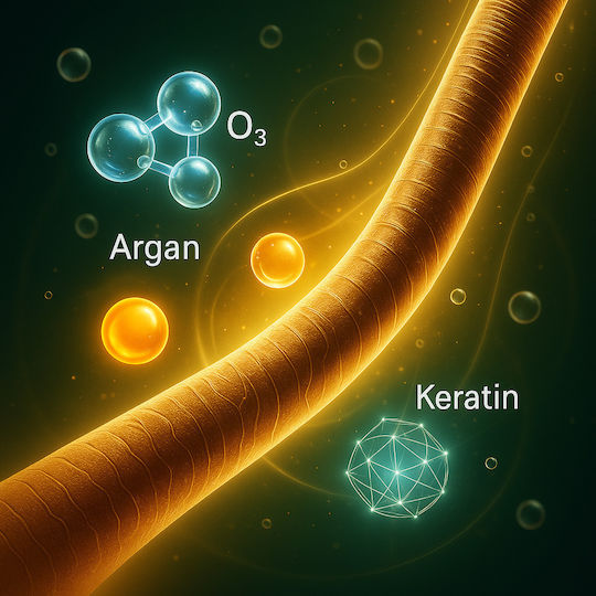 Ozone Gold Σαμπουάν Αναδόμησης/Θρέψης & Ενυδάτωσης 330ml