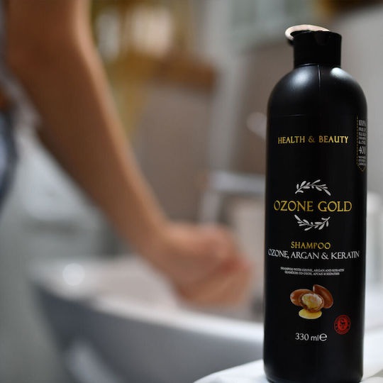 Ozone Gold Σαμπουάν Αναδόμησης/Θρέψης & Ενυδάτωσης 330ml