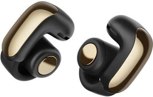 Bose Ultra Open Earbuds Bluetooth Handsfree Слушалки с Устойчивост на Изпотяване и Калъф за Зареждане Desert Gold