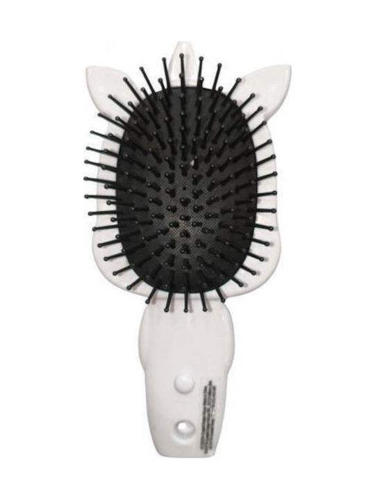 Kids Hair Brush Electrostatic White