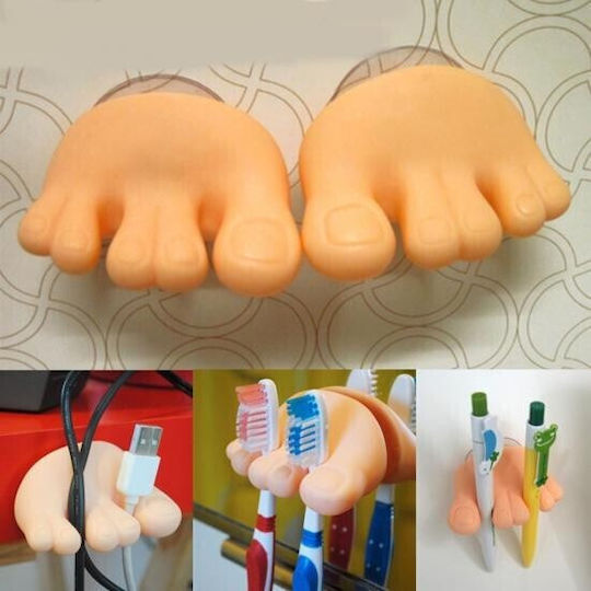 Alista Home Bază de Susținere pentru Periuță de Dinți din Plastic cu Ventuză 4775277384479