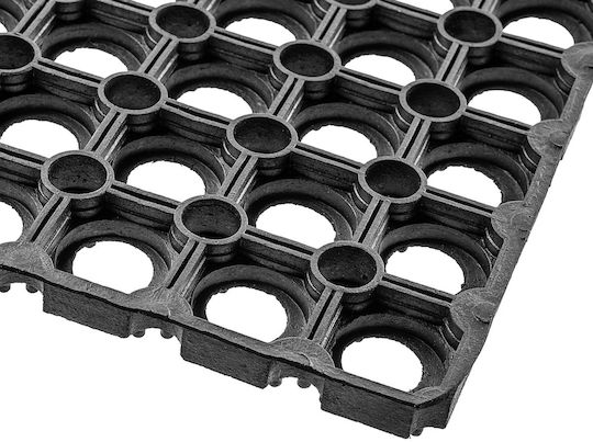 Kadax Πατάκι Εισόδου από Καουτσούκ Μαύρο 150x100εκ. 35320 Μαύρα