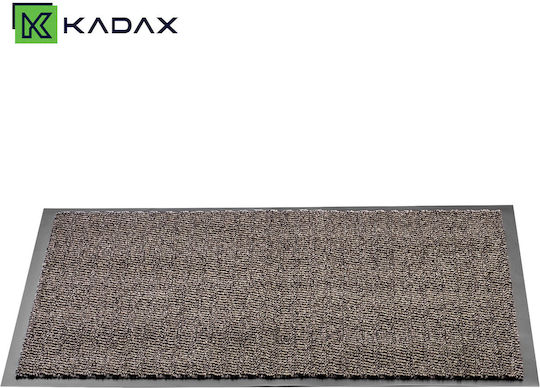 Kadax Входен Неслизащ Килим от Каучук Кафяв 60x40см Дебелина 5мм