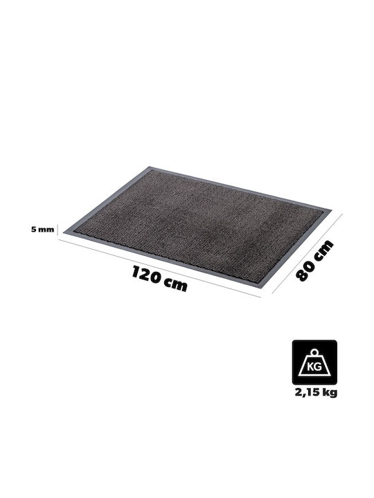 Kadax Kadax Fußmatte Rutschfest Grau 120x80cm Dicke 5mm