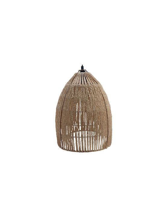 TnS Pendant Light Black Boho with Rope for Socket E27 35x29cm