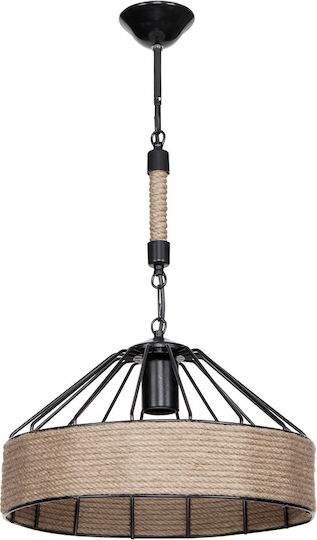 Heronia Κρεμαστό Φωτιστικό Μαύρο 35x35x60εκ. Heronia Κρεμαστό Φωτιστικό Μαύρο 35x35x60εκ.