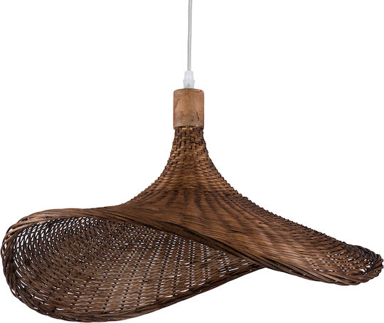 GloboStar Cuba Brown Ceiling Light Boho with E27 Socket 53x30x30cm