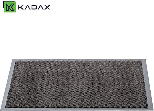 Kadax Входен Неслизащ Килим от Каучук Сив 60x40см Дебелина 5мм
