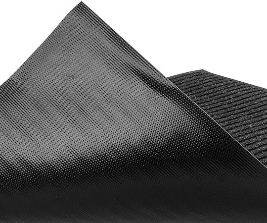 Kadax Non-Slip Rubber Gray Doormat 80x120cm Thickness 6mm