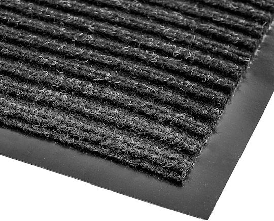 Kadax Non-Slip Rubber Gray Doormat 80x120cm Thickness 6mm