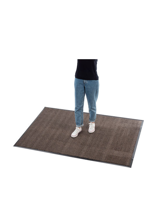 Kadax Pată de Intrare Antiderapantă Maro 120x80cm Grosime 5mm