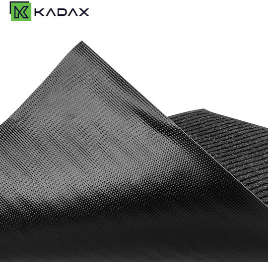 Kadax Πατάκι Εισόδου Αντιολισθητικό από Καουτσούκ Γκρι 90x150εκ. Πάχους 6mm