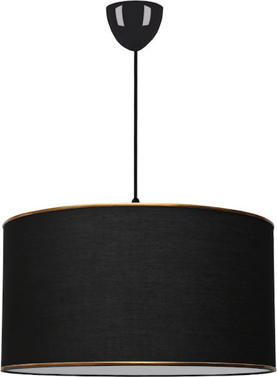 GloboStar Lofty Hängelampe Schwarz mit Fassung E27 38x38x70cm.