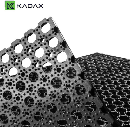 Kadax Kadax Fußmatte Rutschfest aus Gummi Schwarz 40x60cm Dicke 15mm