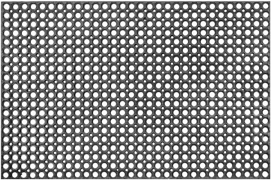 Kadax Kadax Fußmatte Rutschfest aus Gummi Schwarz 40x60cm Dicke 15mm