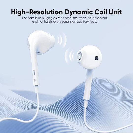 Vidvie In-ear Handsfree Earphones with 3.5mm Plug White