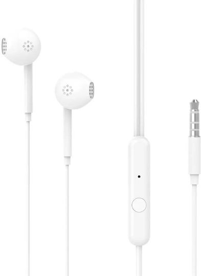Vidvie In-ear Handsfree Ακουστικά με Βύσμα 3.5mm Λευκό