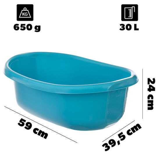 Kadax Kadax Reinigungseimer mit Kapazität 30lt Hellblau