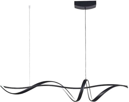 Atman Hängelampe Schwarz 120x31cm