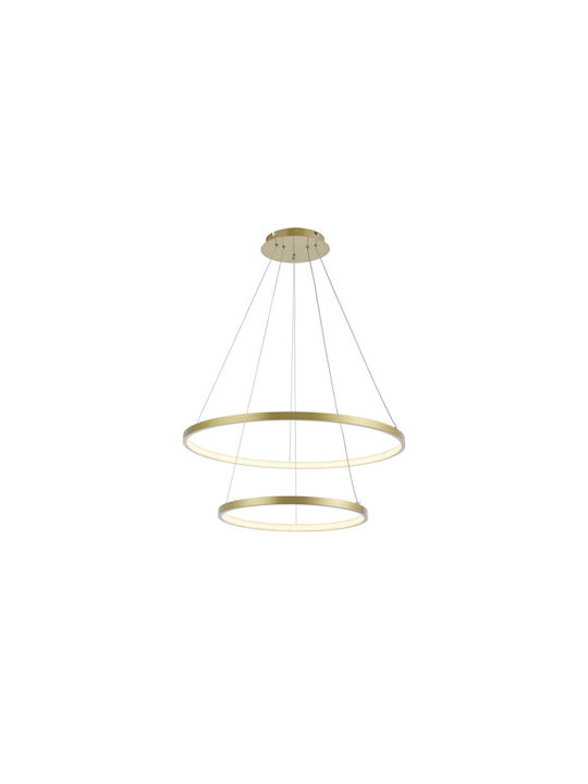 Atman Toledo Lustră Auriu 60cm.