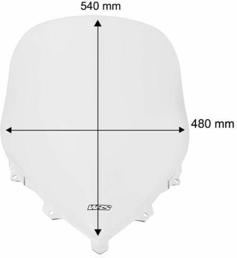 Wrs Желатина Bm115t 1200 05-07 БМВ K 1300 S Abs 09 08 Прозрачна