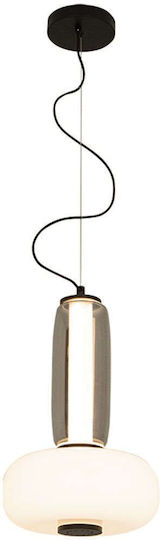 Zambelis Lights LED Κρεμαστό Φωτιστικό Μαύρο 32x53x53εκ.