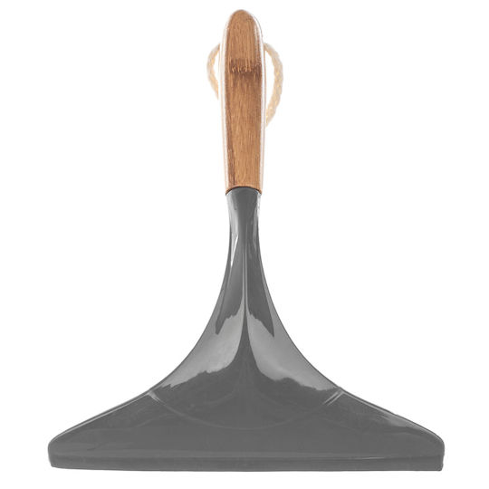 Window Squeegee Mirror Cleaner Shower Cabins Gray