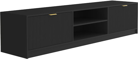 TV Stand Allegro Plus Black L180xW40xH40cm