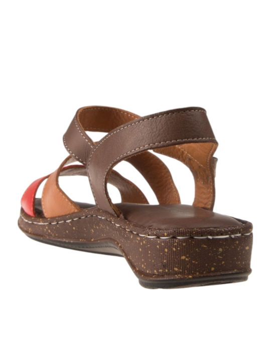 Leather Women's Anatomic Brown Sandals