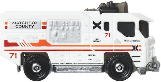 Mattel Matchbox Количка Мащаб 1:64 Полицейска кола за 3+ Години