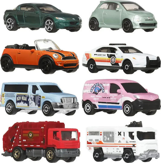 Mattel Matchbox Количка Мащаб 1:64 Полицейска кола за 3+ Години