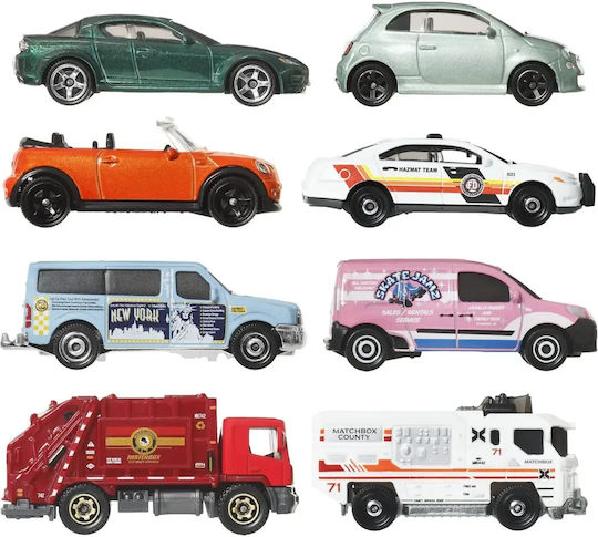 Mattel Matchbox Количка Мащаб 1:64 Полицейска кола за 3+ Години