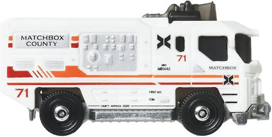 Mattel Matchbox Количка Мащаб 1:64 Полицейска кола за 3+ Години