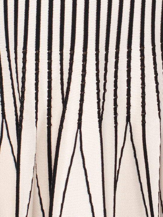 Summer Mini Evening Dress Black/White