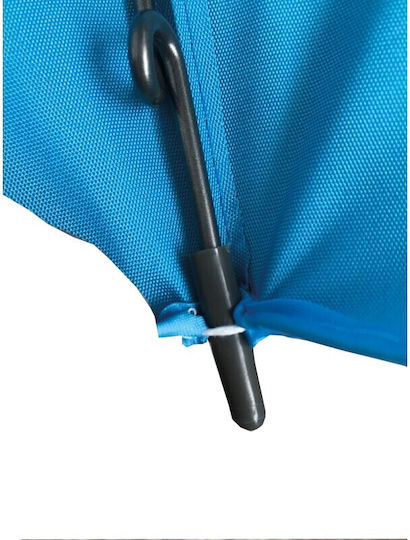Campo Retro 220 Folding Aluminum Beach Umbrella Diameter 1.9m Sky Blue