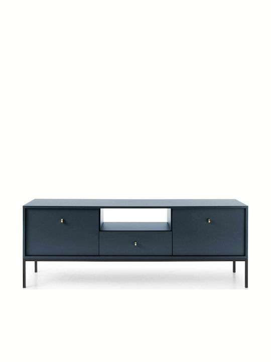 TV-Ständer Mono Blau M153.4xTiefeP39xHöhe56cm