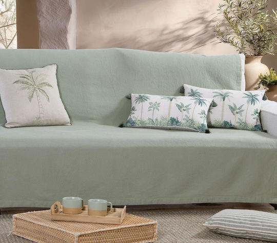Nef-Nef Homeware Betty Покривка За Двуместен Диван Жакард 180x250 См Лилава