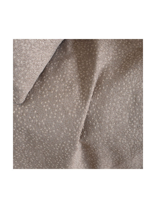 Rythmos Decorative Pillow Case Pixil 100% Cotton Beige 40x40cm