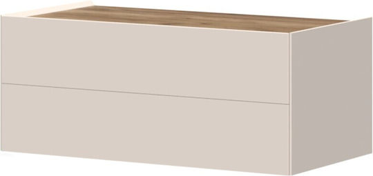 Spike Mini Επιτοίχιο Μπεζ 90x47x37εκ. Spike Mini Επιτοίχιο Μπεζ 90x47x37εκ.