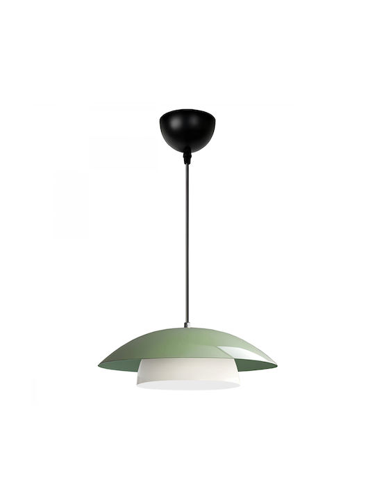 Megapap Eliora Κρεμαστό Φωτιστικό Πράσινο με Ντουί E27 36x36x100εκ.
