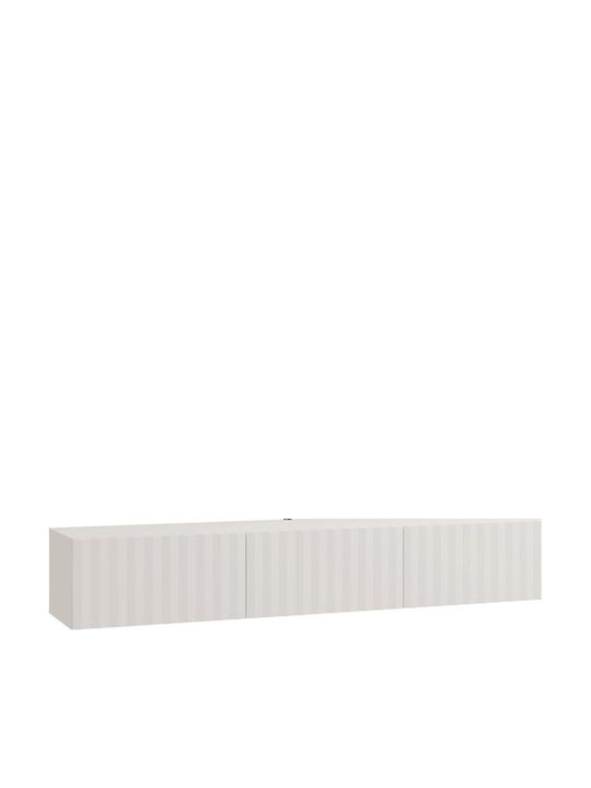 Fylliana TV-Ständer Antibes mit LED-Beleuchtung Weiß/Weiß Matt M192xP42xH32cm