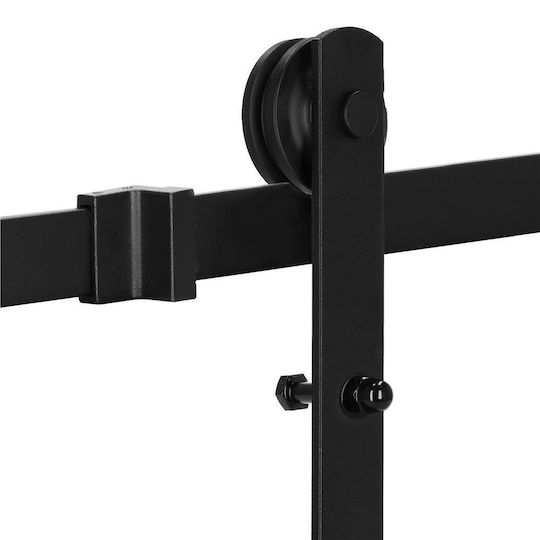 Sliding Door Mechanism 183cm Black