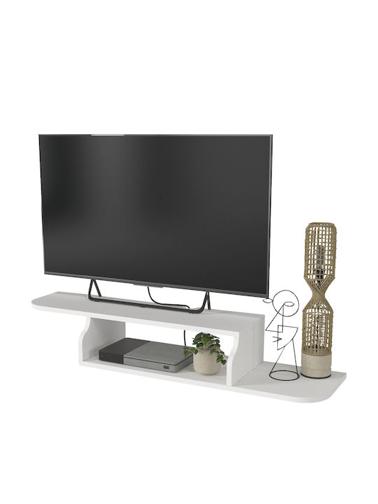 Stand TV Macros Alb L120xA29.6xÎ18.6cm