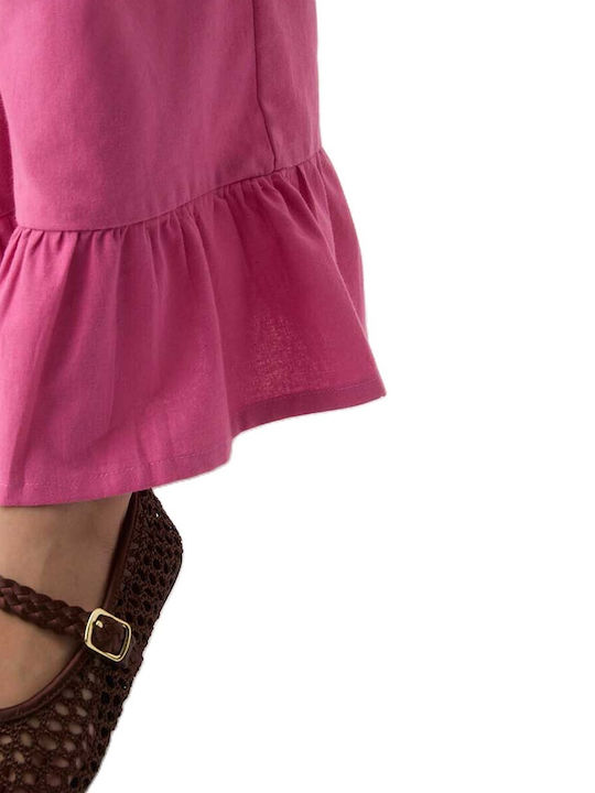 Kids Trousers Fabric Pink