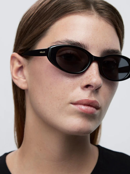 Meller All Women's Sunglasses with Black Plastic Frame and Black