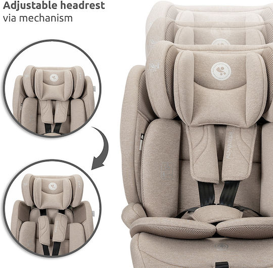 Lorelli Adventure Baby Car Seat i-Size Beige 9-36 kg